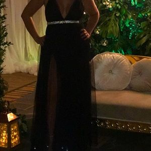 Back long sexy dress